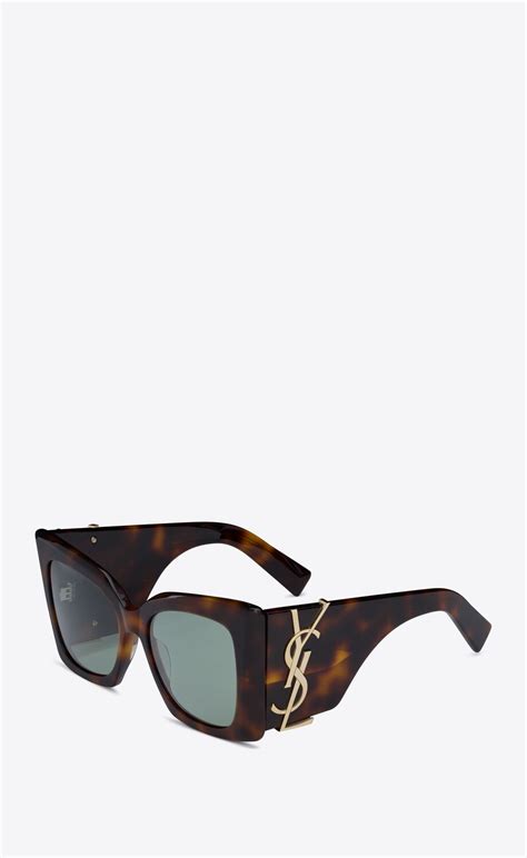 ysl sunglasses blue